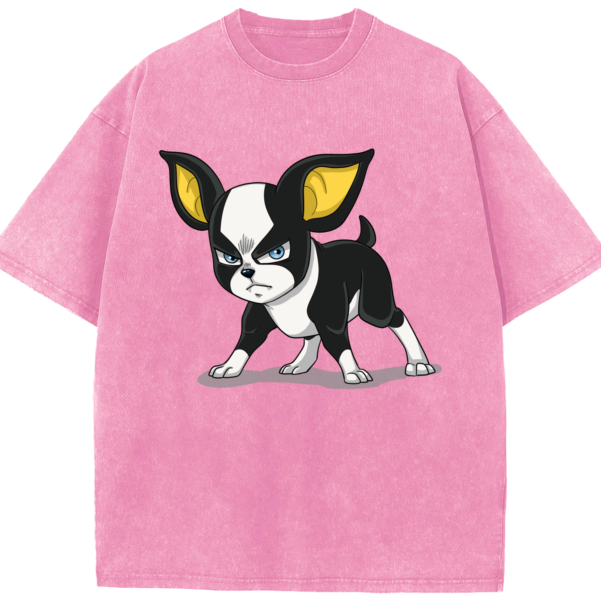 （画像用） ジョジョの奇妙な冒険 イギー JoJo's Bizarre Adventure Iggy 綿100% ヴィンテージ風 半袖Tシャツ（フロントプリント）